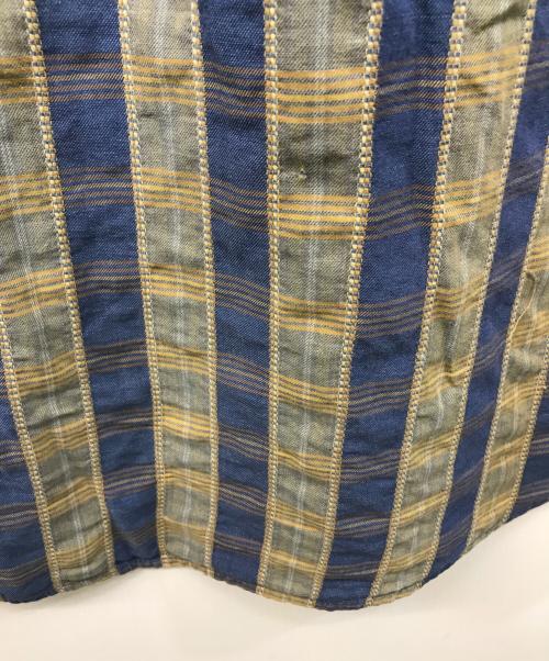 Patagonia（パタゴニア）Patagonia (パタゴニア) コットンチェックシャツ ベージュ×ネイビー サイズ:XLの古着・服飾アイテム