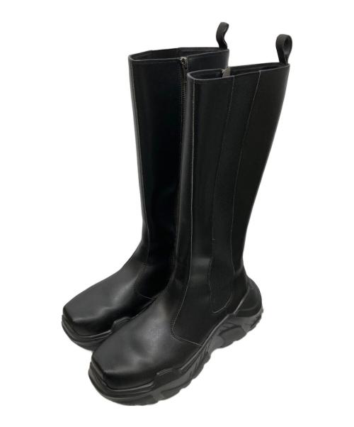 AKIKO AOKI（アキコ アオキ）AKIKO AOKI (アキコ アオキ) STUDIOUS (ステュディオス) 別注long icicle ブーツ ブラック サイズ:5の古着・服飾アイテム