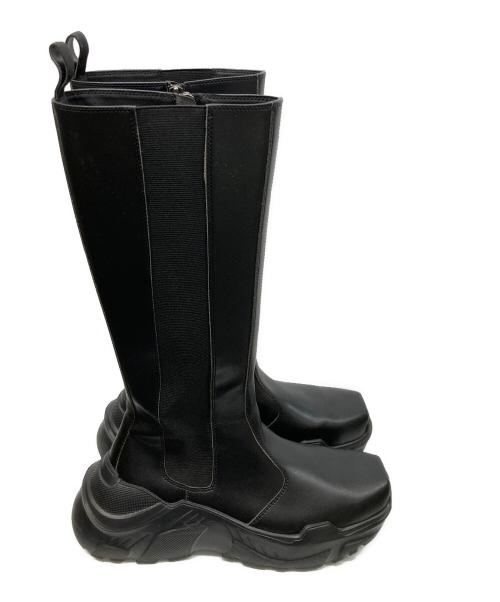 AKIKO AOKI（アキコ アオキ）AKIKO AOKI (アキコ アオキ) STUDIOUS (ステュディオス) 別注long icicle ブーツ ブラック サイズ:5の古着・服飾アイテム