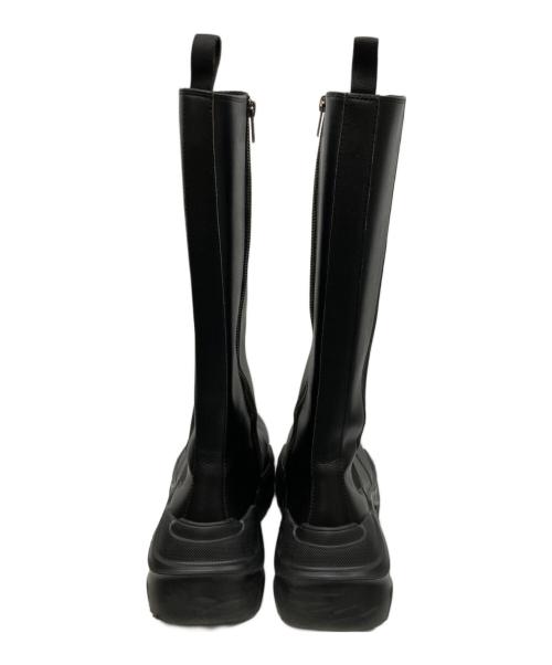 AKIKO AOKI（アキコ アオキ）AKIKO AOKI (アキコ アオキ) STUDIOUS (ステュディオス) 別注long icicle ブーツ ブラック サイズ:5の古着・服飾アイテム