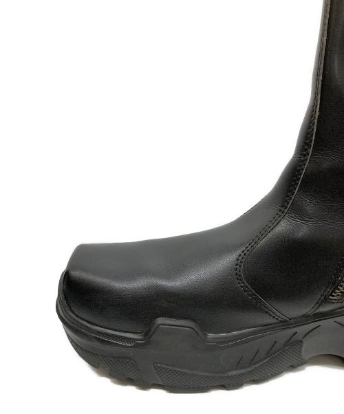 AKIKO AOKI（アキコ アオキ）AKIKO AOKI (アキコ アオキ) STUDIOUS (ステュディオス) 別注long icicle ブーツ ブラック サイズ:5の古着・服飾アイテム