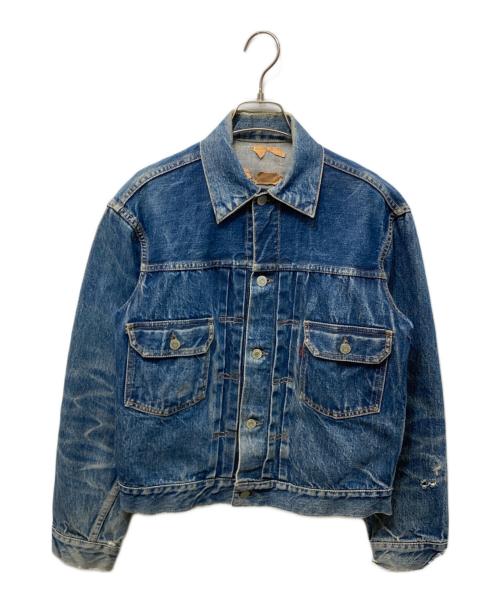 LEVI'S（リーバイス）LEVI'S 50's 507XX 2nd セカンド デニムジャケット / 両面BIG E / 均等V / 紙パッチ / バータックオレンジステッチ / オリジナル / VINTAGE(ヴィンテージ) / 50年代 インディゴ サイズ:不明の古着・服飾アイテム