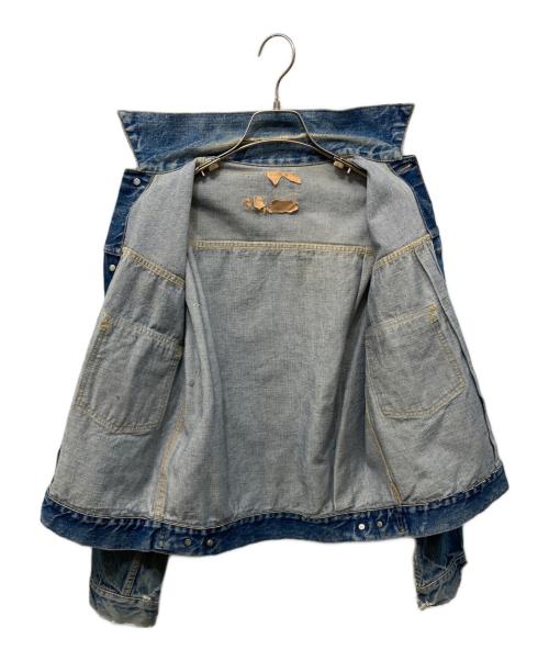 LEVI'S（リーバイス）LEVI'S 50's 507XX 2nd セカンド デニムジャケット / 両面BIG E / 均等V / 紙パッチ / バータックオレンジステッチ / オリジナル / VINTAGE(ヴィンテージ) / 50年代 インディゴ サイズ:不明の古着・服飾アイテム