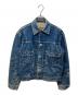 LEVI'S（リーバイス）の古着「50's 507XX 2nd セカンド デニムジャケット / 両面BIG E / 均等V / 紙パッチ / バータックオレンジステッチ / オリジナル / VINTAGE(ヴィンテージ) / 50年代」｜インディゴ