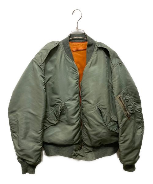 US AIR FORCE（ユーエスエアフォース）US AIR FORCE (US空軍) L-2Bフライトジャケット オリーブ サイズ:Lの古着・服飾アイテム