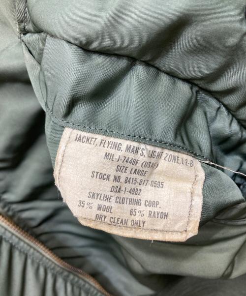 US AIR FORCE（ユーエスエアフォース）US AIR FORCE (US空軍) L-2Bフライトジャケット オリーブ サイズ:Lの古着・服飾アイテム