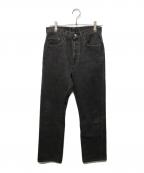 LEVI'Sリーバイス）の古着「USA501先染めブラックデニムパンツ」｜ブラック