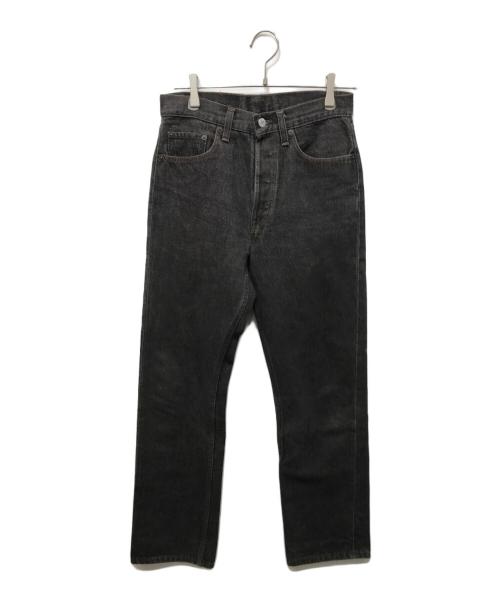 LEVI'S（リーバイス）LEVI'S (リーバイス) USA501先染めブラックデニムパンツ ブラック サイズ:W29の古着・服飾アイテム