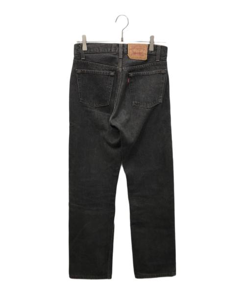LEVI'S（リーバイス）LEVI'S (リーバイス) USA501先染めブラックデニムパンツ ブラック サイズ:W29の古着・服飾アイテム