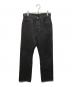 LEVI'S（リーバイス）の古着「USA501先染めブラックデニムパンツ」｜ブラック
