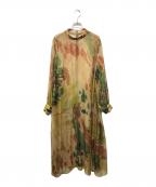 Ameriアメリ）の古着「UND WILLOW PAINT DRESS」｜グリーン