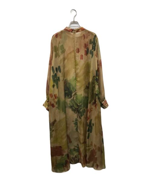 Ameri（アメリ）Ameri (アメリ) UND WILLOW PAINT DRESS グリーン サイズ:Mの古着・服飾アイテム