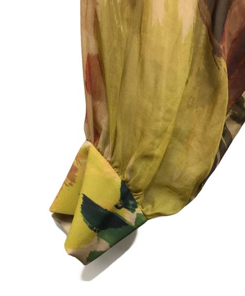 Ameri（アメリ）Ameri (アメリ) UND WILLOW PAINT DRESS グリーン サイズ:Mの古着・服飾アイテム