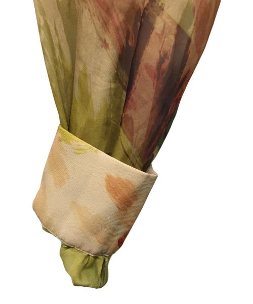 Ameri（アメリ）Ameri (アメリ) UND WILLOW PAINT DRESS グリーン サイズ:Mの古着・服飾アイテム