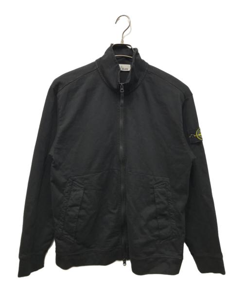 STONE ISLAND（ストーンアイランド）STONE ISLAND (ストーンアイランド) スウェットジップアップジャケット ブラック サイズ:Mの古着・服飾アイテム