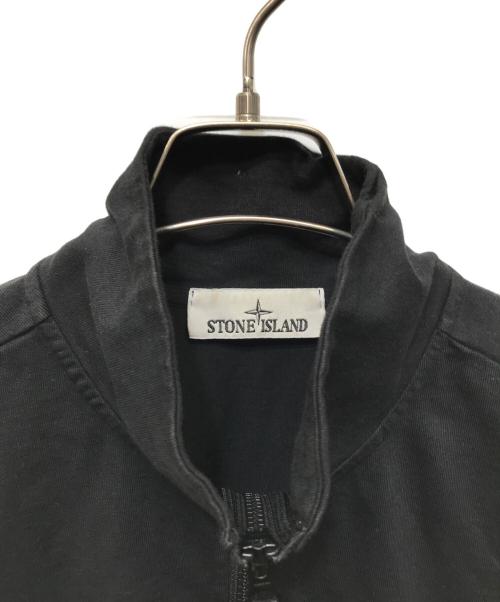 STONE ISLAND（ストーンアイランド）STONE ISLAND (ストーンアイランド) スウェットジップアップジャケット ブラック サイズ:Mの古着・服飾アイテム