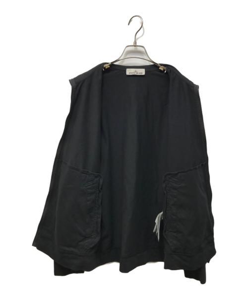 STONE ISLAND（ストーンアイランド）STONE ISLAND (ストーンアイランド) スウェットジップアップジャケット ブラック サイズ:Mの古着・服飾アイテム