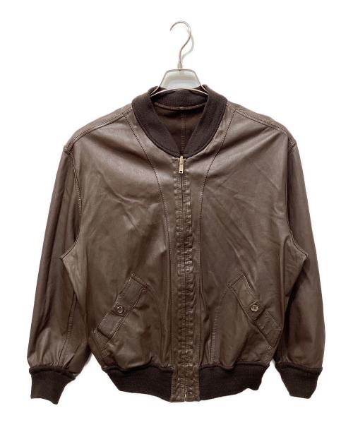 BALLY（バリー）BALLY (バリー) リバーシブルレザージャケット ブラウン サイズ:34の古着・服飾アイテム