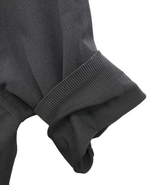 CABAN（キャバン）CABaN (キャバン) ファインポリエステル ハーフスリーブポケットカーディガン ブラック サイズ:Sの古着・服飾アイテム