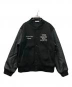 BlackEyePatch×BUDSPOOLブラックアイパッチ×バッズプール）の古着「AGH VARSITY JACKET」｜ブラック