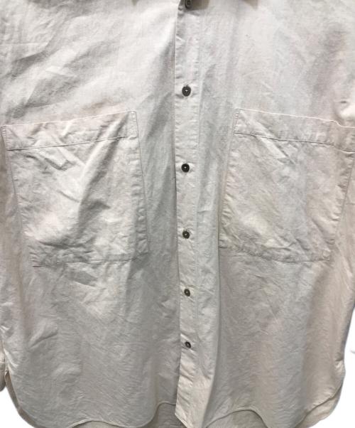 MARKAWARE（マーカウェア）MARKAWARE (マーカウェア) ユーティリティコットンシャツ ベージュ サイズ:2の古着・服飾アイテム