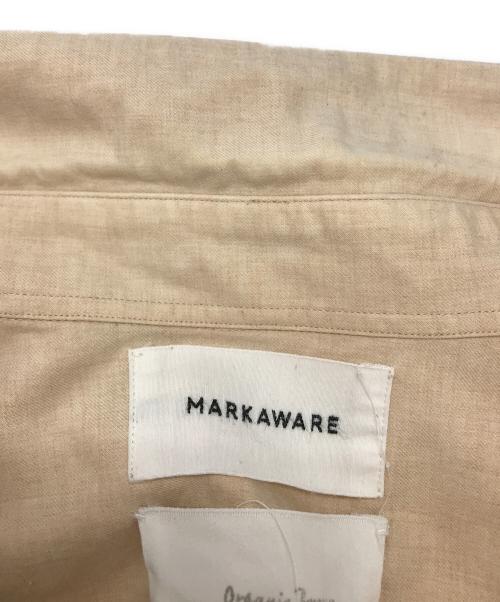 MARKAWARE（マーカウェア）MARKAWARE (マーカウェア) ユーティリティコットンシャツ ベージュ サイズ:2の古着・服飾アイテム