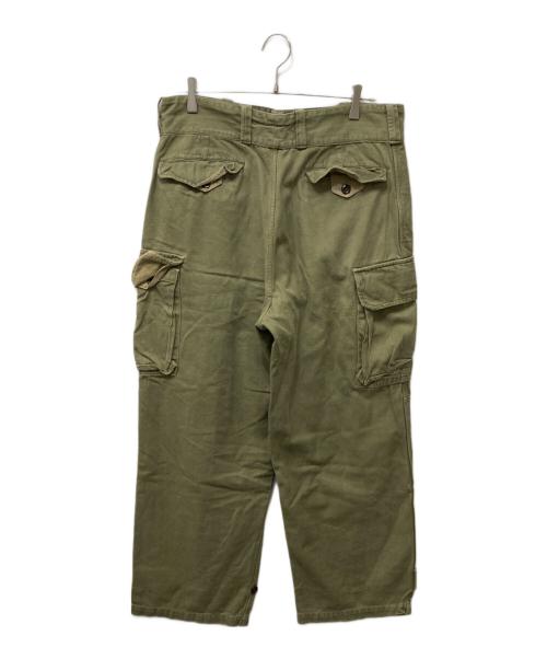 French Army（フランス軍）French Army (フレンチアーミー) 前期 M-47 フィールドパンツ グリーン サイズ:不明の古着・服飾アイテム