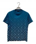 LOUIS VUITTONルイ ヴィトン）の古着「モノグラム グラディエント クルーネックTシャツ」｜ネイビー