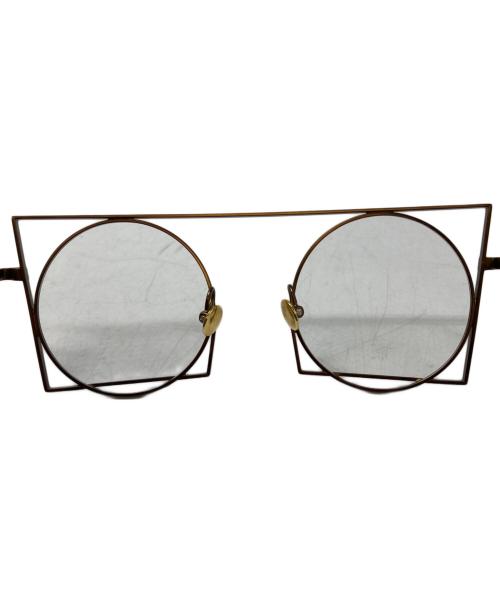 gamine（ガミーヌ）gamine (ガミーヌ) FLORENTIN メガネフレーム COPPER サイズ:47-21 145の古着・服飾アイテム