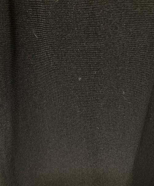 DRAWER（ドゥロワー）DRAWER (ドゥロワー) テンジク ギャザー ノースリーブニット ブラック サイズ:2の古着・服飾アイテム