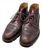 MARKA TAILOR EXISTENCEマーカテイラーイグジステンス）の古着「ウィングチップシューズ」｜ワインレッド