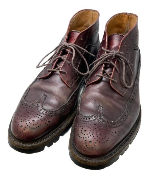 MARKA TAILOR EXISTENCE（マーカテイラーイグジステンス）MARKA TAILOR EXISTENCE (マーカテイラーイグジステンス) ウィングチップシューズ ワインレッド サイズ:8 1/2の古着・服飾アイテム