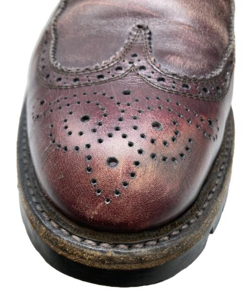 MARKA TAILOR EXISTENCE（マーカテイラーイグジステンス）MARKA TAILOR EXISTENCE (マーカテイラーイグジステンス) ウィングチップシューズ ワインレッド サイズ:8 1/2の古着・服飾アイテム