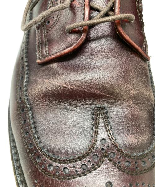 MARKA TAILOR EXISTENCE（マーカテイラーイグジステンス）MARKA TAILOR EXISTENCE (マーカテイラーイグジステンス) ウィングチップシューズ ワインレッド サイズ:8 1/2の古着・服飾アイテム