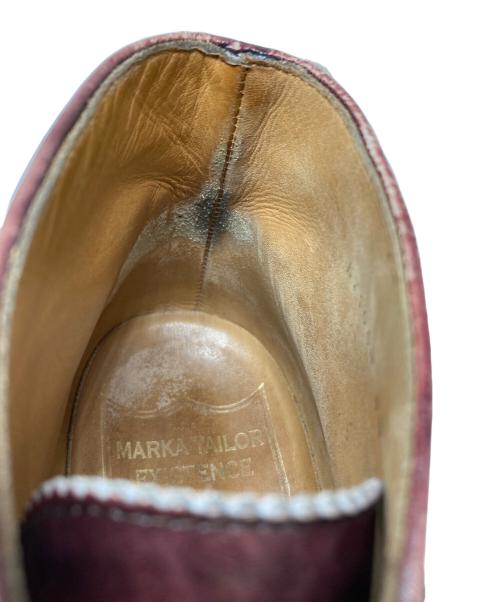 MARKA TAILOR EXISTENCE（マーカテイラーイグジステンス）MARKA TAILOR EXISTENCE (マーカテイラーイグジステンス) ウィングチップシューズ ワインレッド サイズ:8 1/2の古着・服飾アイテム