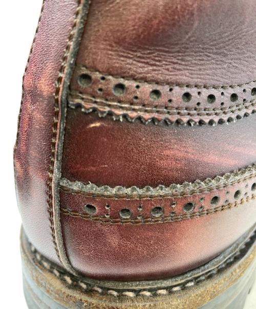 MARKA TAILOR EXISTENCE（マーカテイラーイグジステンス）MARKA TAILOR EXISTENCE (マーカテイラーイグジステンス) ウィングチップシューズ ワインレッド サイズ:8 1/2の古着・服飾アイテム