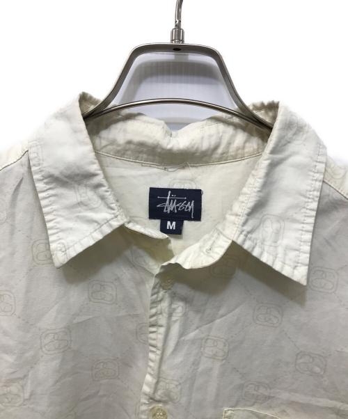 stussy（ステューシー）stussy (ステューシー) S/S総柄シャツ ベージュ サイズ:Mの古着・服飾アイテム