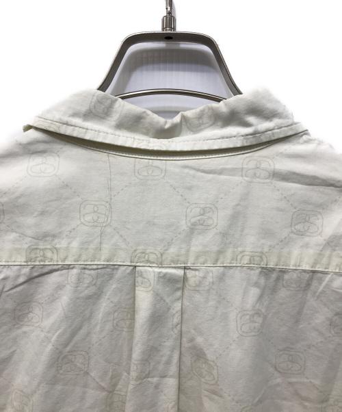 stussy（ステューシー）stussy (ステューシー) S/S総柄シャツ ベージュ サイズ:Mの古着・服飾アイテム