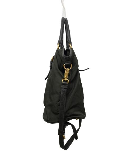 PRADA（プラダ）PRADA (プラダ) 2WAYナイロンショルダーバッグ グリーンの古着・服飾アイテム