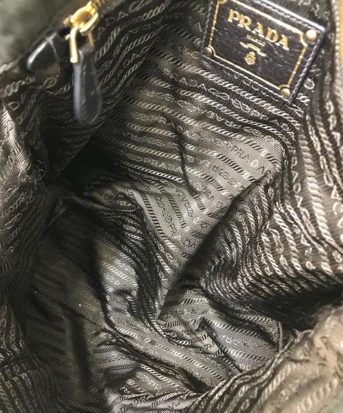 PRADA（プラダ）PRADA (プラダ) 2WAYナイロンショルダーバッグ グリーンの古着・服飾アイテム