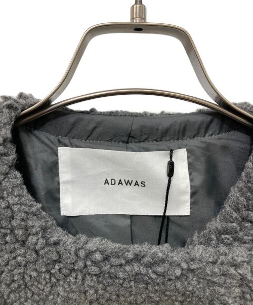 ADAWAS（アダワス）ADAWAS (アダワス) BOA LONG GILET グレー サイズ:Free 未使用品の古着・服飾アイテム