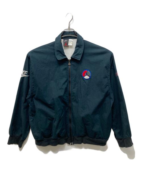 NIKE（ナイキ）NIKE (ナイキ) AJ8 刺繍ジャケット グリーン サイズ:Mの古着・服飾アイテム