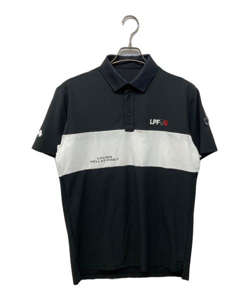 lucien pellat-finet LPFG（ルシアン ペラフィネ）lucien pellat-finet LPFG (ルシアン ペラフィネ) ポロシャツ ブラック サイズ:Lの古着・服飾アイテム