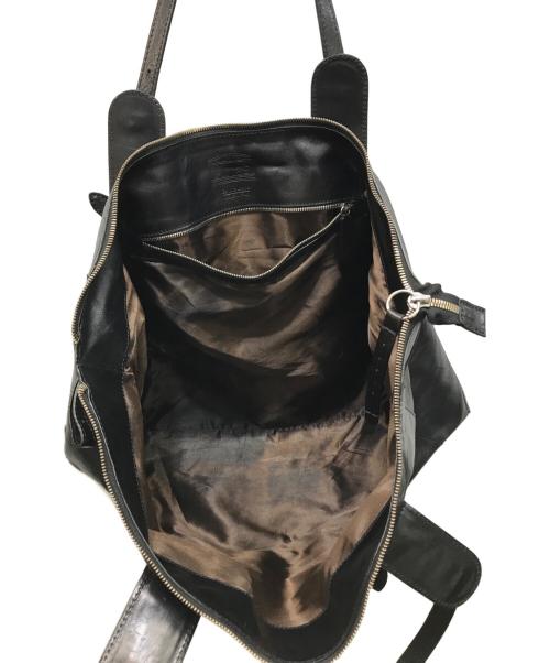 ARIES（アリーズ）ARIES (アリーズ) レザートートバッグ ブラックの古着・服飾アイテム