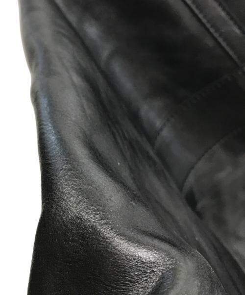 ARIES（アリーズ）ARIES (アリーズ) レザートートバッグ ブラックの古着・服飾アイテム