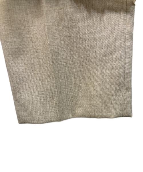 HYKE（ハイク）HYKE (ハイク) プリーツレイヤードパンツ アイボリー サイズ:2の古着・服飾アイテム