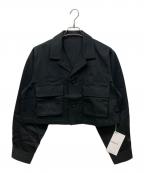 HeRIN.CYEヘリンドットサイ）の古着「Compact jacket」｜ブラック