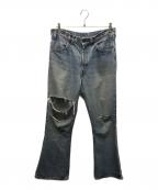 LEVI'Sリーバイス）の古着「646 フレアデニムパンツ」｜ブルー