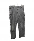 CarHarttカーハート）の古着「Dungaree Fit ダックペインターパンツ」｜グレー