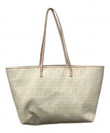 FENDI（フェンディ）の古着「ズッカ柄トートバッグ」｜ベージュ